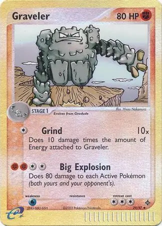 EX Dragon Graveler #29/97 reverse holo