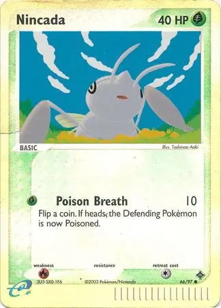 EX Dragon Nincada #66/97 reverse holo
