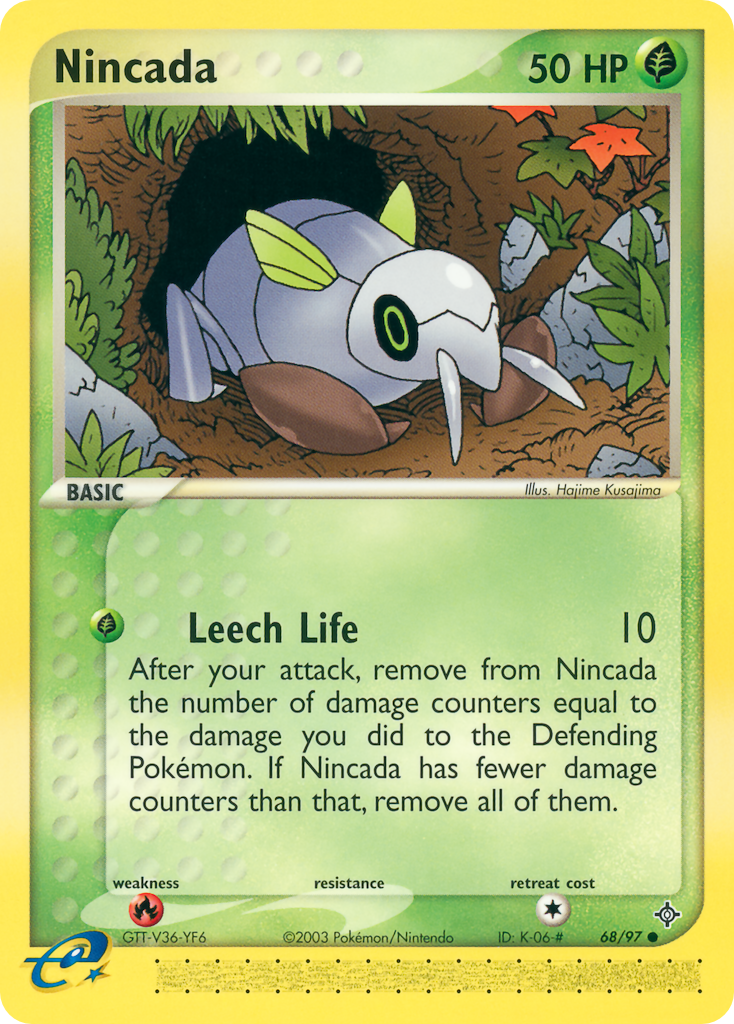 EX Dragon Nincada #68/97