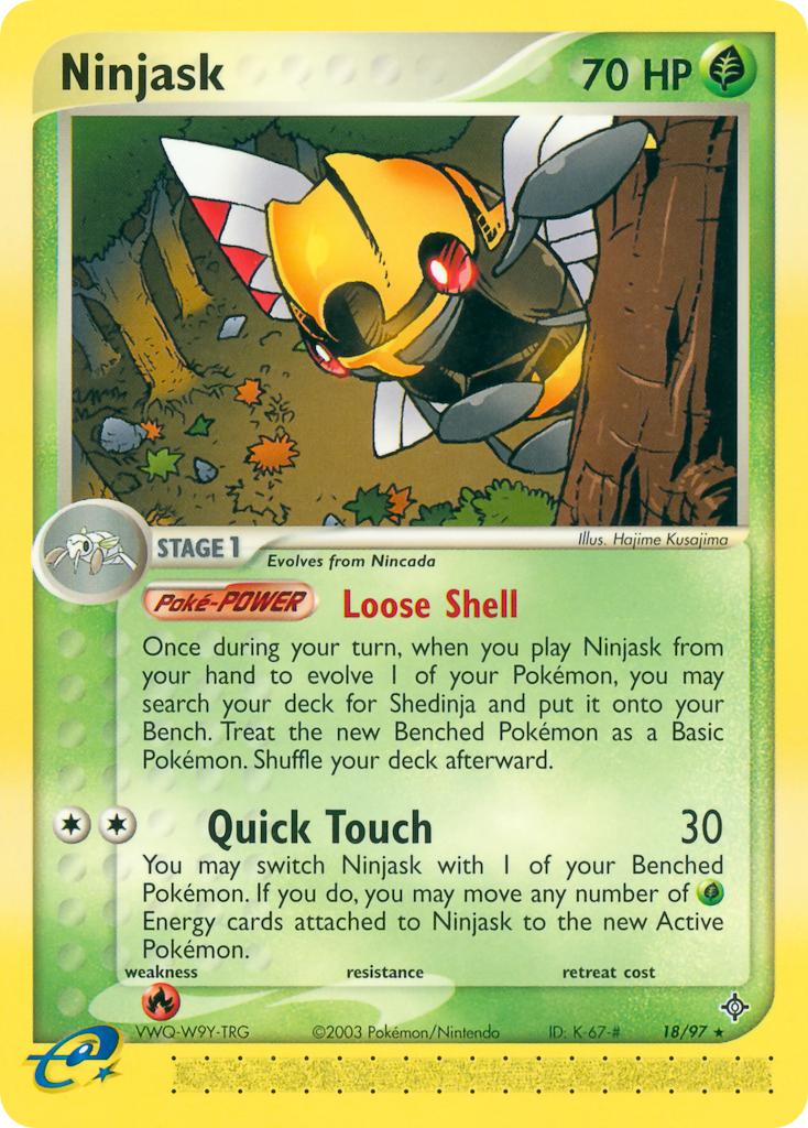 EX Dragon Ninjask #18/97