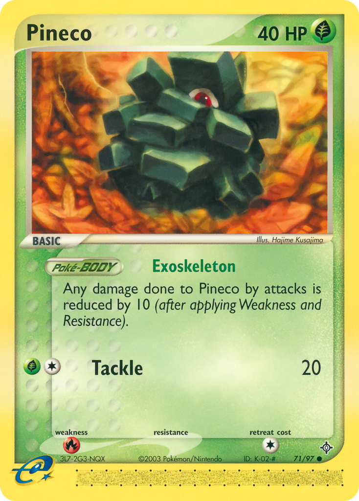 EX Dragon Pineco #71/97