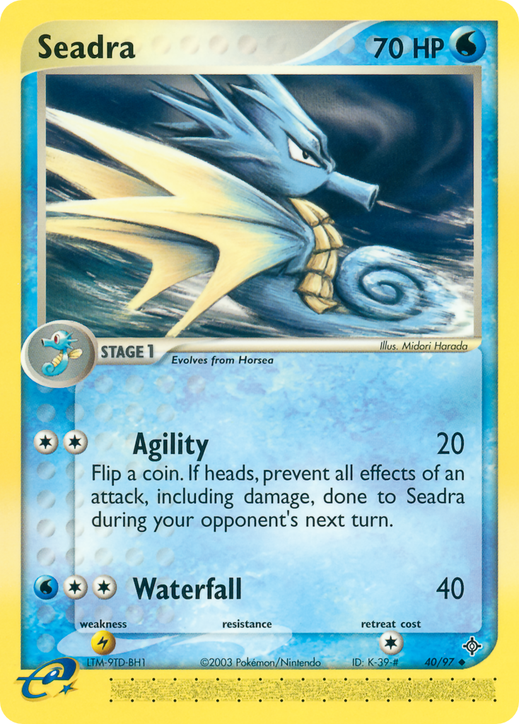 EX Dragon Seadra #40/97
