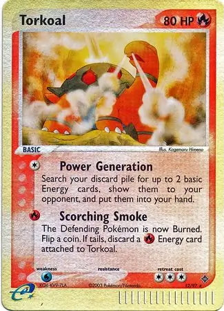 EX Dragon Torkoal #12/97 reverse holo