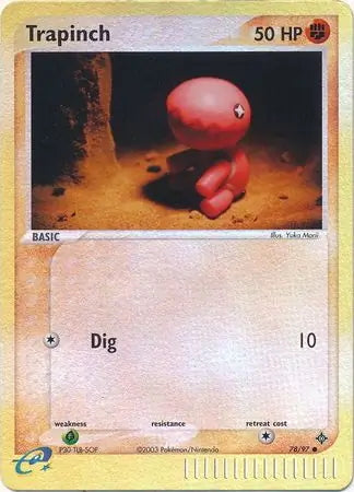 EX Dragon Trapinch #78/97 reverse holo