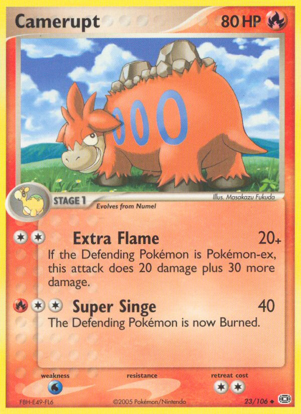 EX Emerald Camerupt #23/106