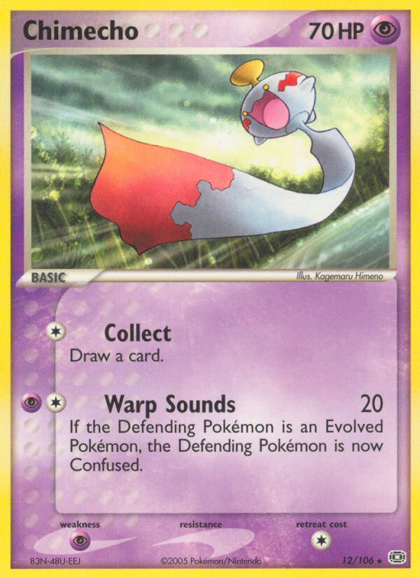 EX Emerald Chimecho #12/106