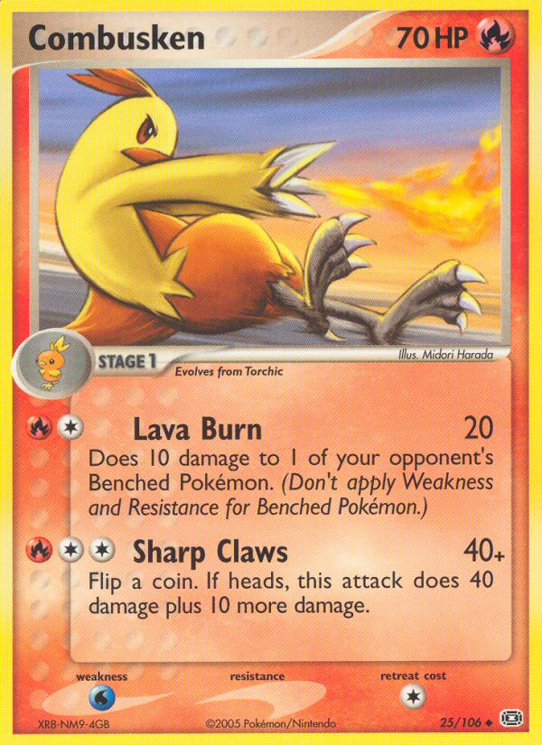 EX Emerald Combusken #25/106