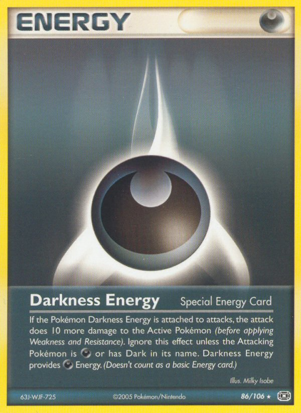 EX Emerald Darkness Energy #86/106