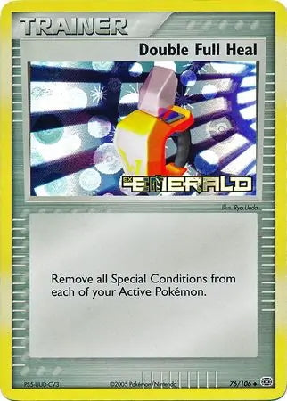 EX Emerald Double Full Heal #76/106 reverse holo
