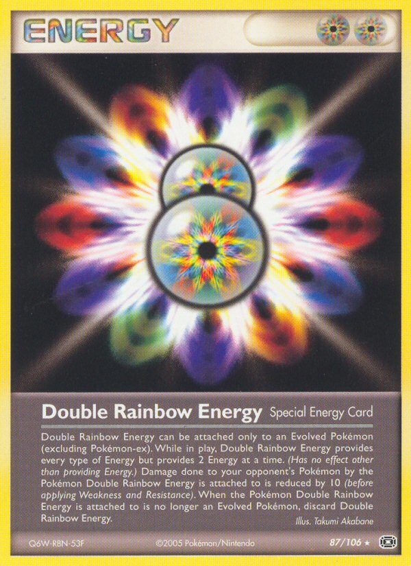 EX Emerald Double Rainbow Energy #87/106