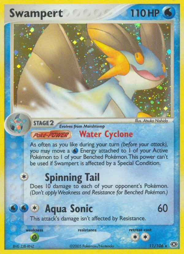 EX Emerald Holo Swampert #11/106