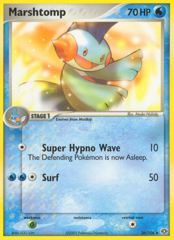 EX Emerald Marshtomp #36/106