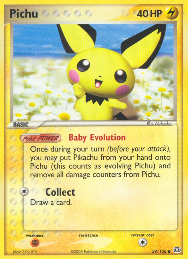 EX Emerald Pichu #59/106