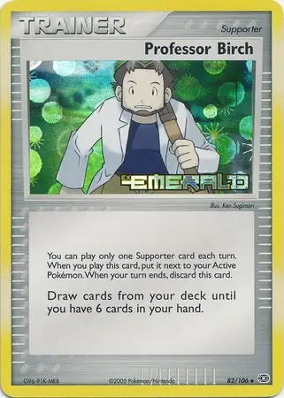 EX Emerald Professor Birch #82/106 reverse holo