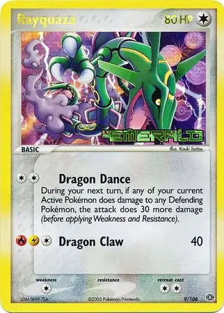 EX Emerald Rayquaza #9/106 reverse holo