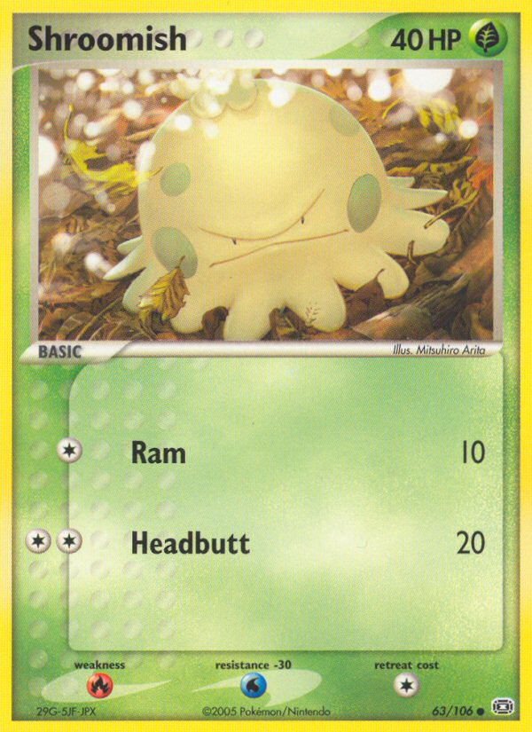 EX Emerald Shroomish #63/106