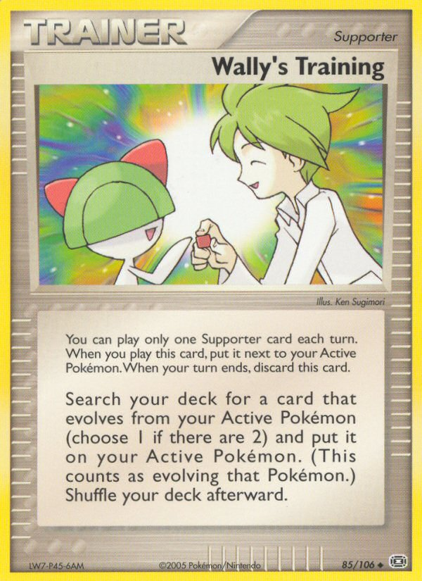 EX Emerald Wally's Training #85/106