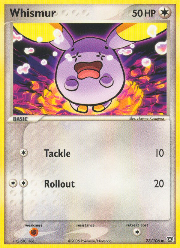EX Emerald Whismur #73/106