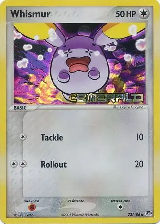 EX Emerald Whismur #73/106 reverse holo