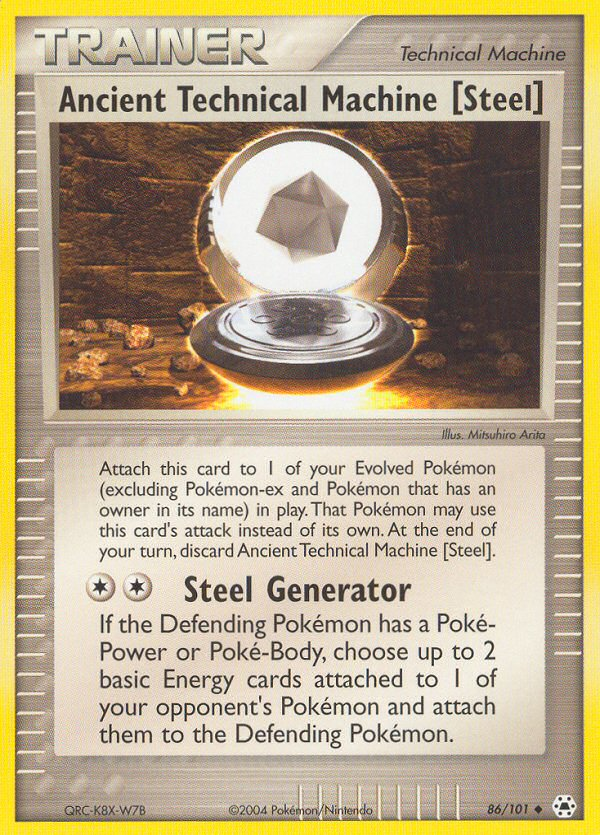 EX Hidden Legends Ancient Technical Machine Steel #86/101