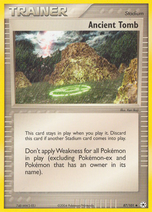 EX Hidden Legends Ancient Tomb #87/101