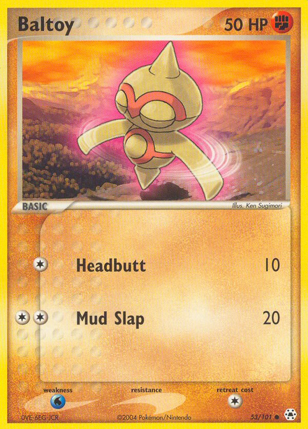 EX Hidden Legends Baltoy #53/101