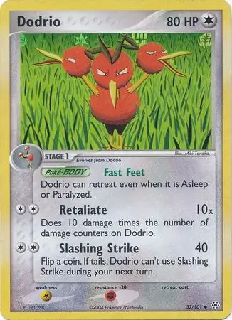 EX Hidden Legends Dodrio #33/101 reverse holo