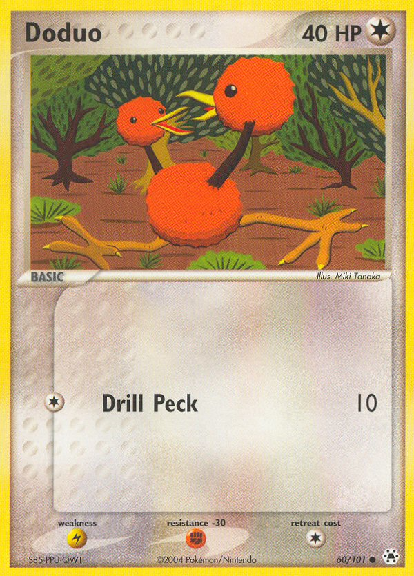 EX Hidden Legends Doduo #60/101