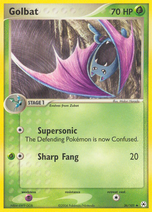 EX Hidden Legends Golbat #36/101