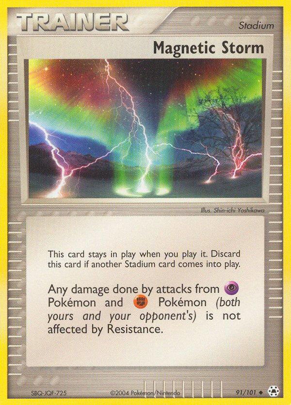 EX Hidden Legends Magnetic Storm #91/101