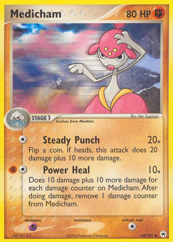 EX Hidden Legends Medicham #42/101