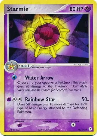 EX Hidden Legends Starmie #49/101 reverse holo