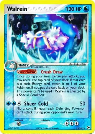 EX Hidden Legends Walrein #15/101 reverse holo