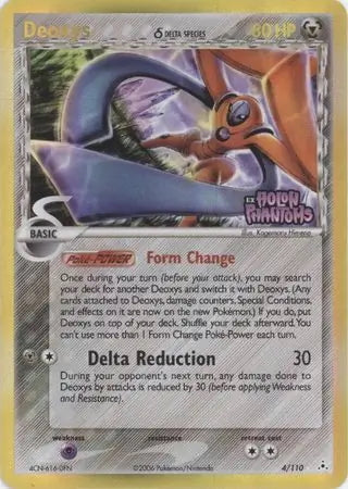 EX Holon Phantoms Deoxys (Defense Forme) #4/110 reverse holo