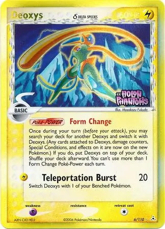 EX Holon Phantoms Deoxys (Normal Forme) #6/110 reverse holo