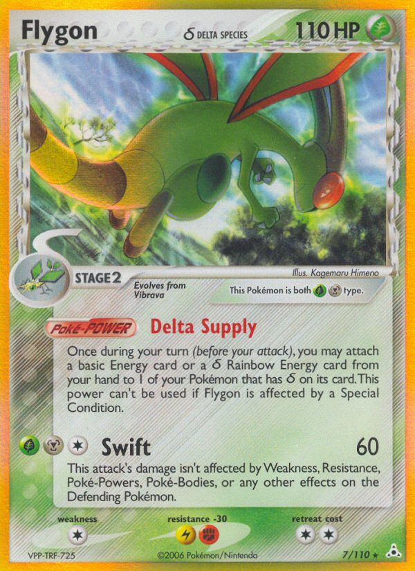 EX Holon Phantoms Holo Flygon #7/110
