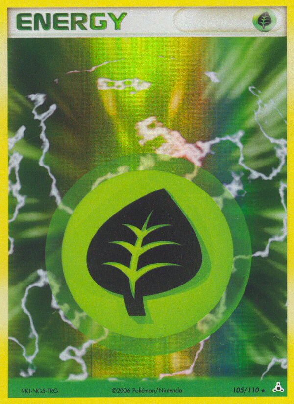 EX Holon Phantoms Holo Grass Energy #105/110