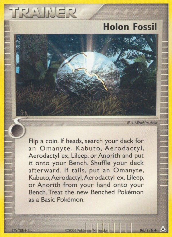 EX Holon Phantoms Holon Fossil #86/110