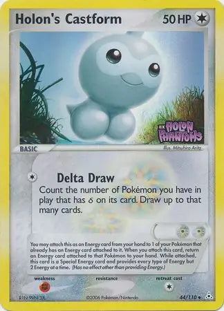 EX Holon Phantoms Holon’s Castform #44/110 reverse holo