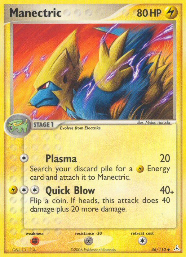 EX Holon Phantoms Manectric #46/110