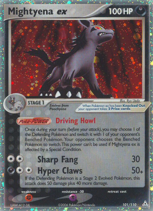 EX Holon Phantoms Mightyena ex #101/110