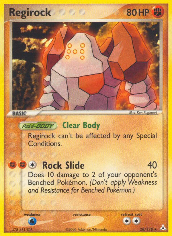 EX Holon Phantoms Regirock #28/110
