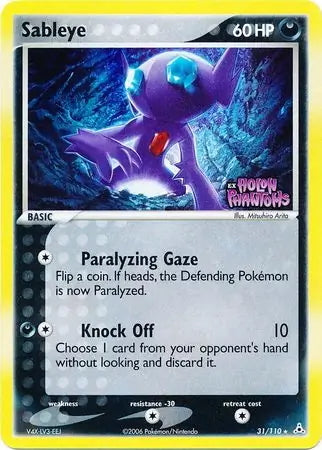 EX Holon Phantoms Sableye #31/110 reverse holo