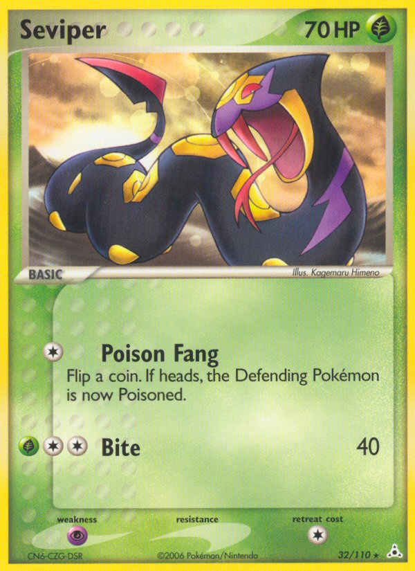 EX Holon Phantoms Seviper #32/110