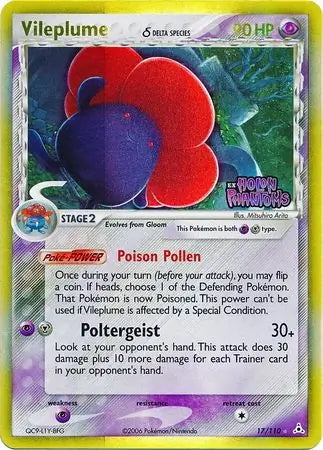 EX Holon Phantoms Vileplume #17/110 reverse holo