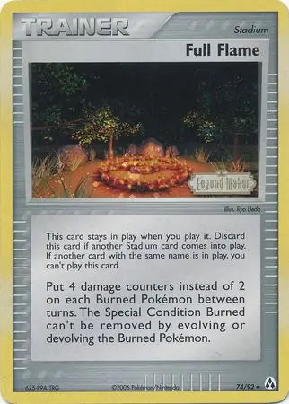 EX Legend Maker Full Flame #74/92 reverse holo