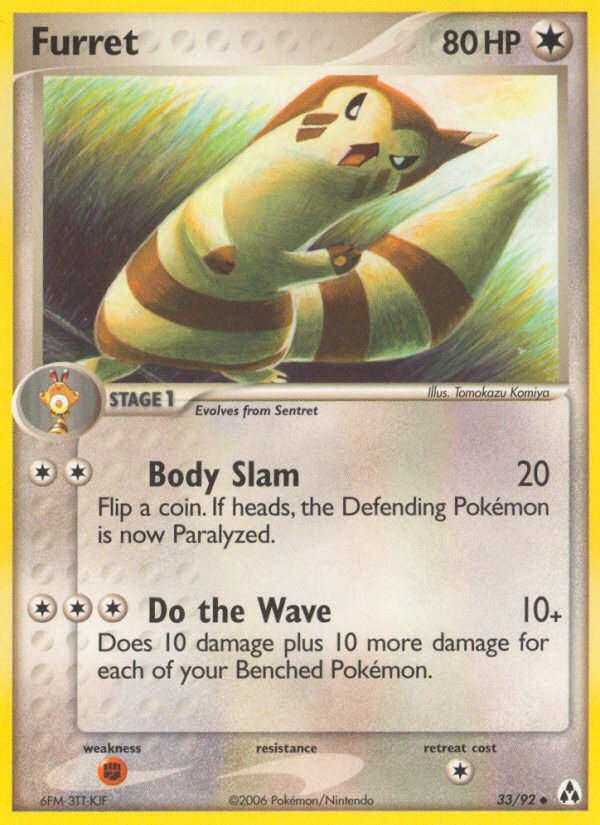 EX Legend Maker Furret #33/92