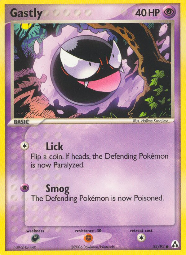 EX Legend Maker Gastly #52/92