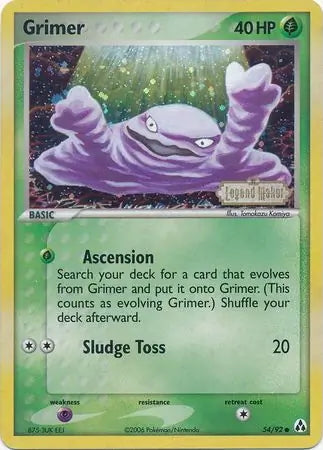 EX Legend Maker Grimer #54/92 reverse holo