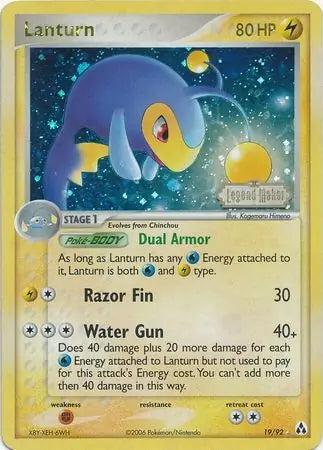 EX Legend Maker Lanturn #19/92 reverse holo